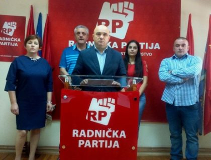 Radnička partija poziva na zajedničko djelovanje protiv izmjena Zakona o PIO