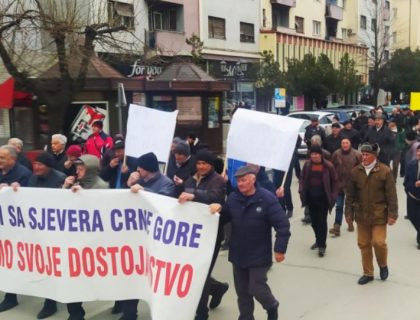 POKRET PENZIONERA: Nećemo dozvoliti da se nastavi pljačka onog što nam pripada u Crnoj Gori
