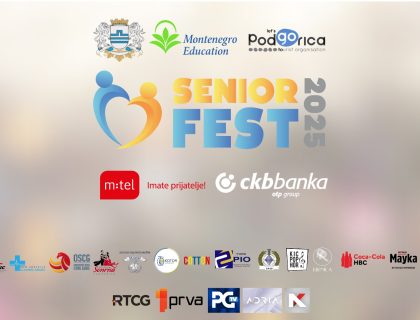 Danas otvaranje SENIOR FEST-a 2025. u 11:00h u Njegoševom parku u Podgorici