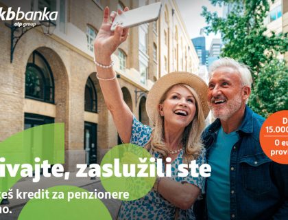 Uživajte, zaslužili ste! CKB keš kredit za penzionere
