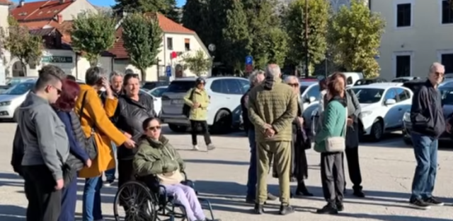 Protest penzionera na Cetinju: Ovo je skup za preživljavanje